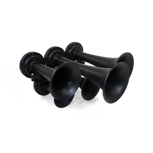 HornBlasters - HornBlasters Nathan Airchime K5ha Train Horn, Black, High Mount, 5-Chime