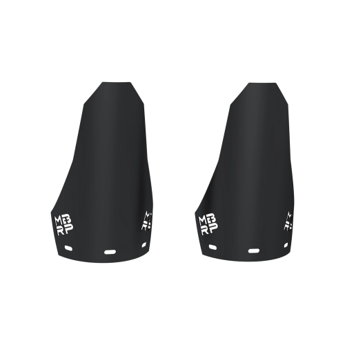 MBRP - MBRP Shock Guards for Can-Am (2019-23) Maverick X3 Turbo, Turbo R, Turbo RR, Black-Coated Aluminized