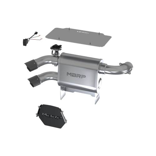 MBRP - MBRP Dual-Out, Active Exhaust for 2019-2021 Can-AM Maverick Turbo R