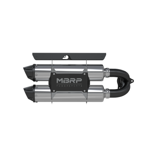 MBRP - MBRP Stacked Dual Slip-on, Performance Series for 2016-2021 Polaris RZR XP Turbo / Turbo S