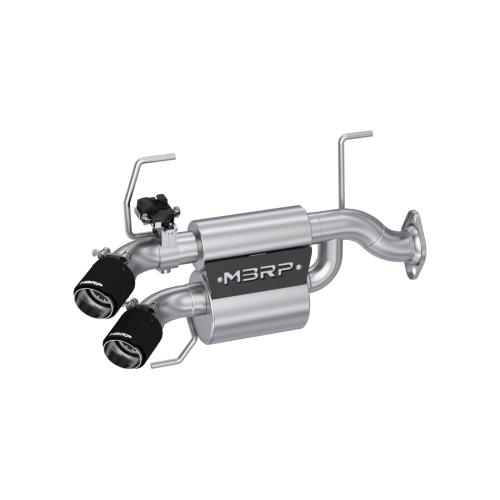 MBRP - MBRP Slip-on Stacked, Dual Out, Active Exhaust for 2024-2026 Polaris Xpedition