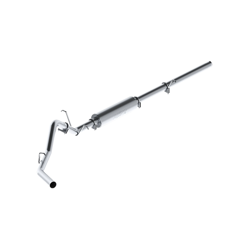 MBRP - MBRP Aluminized Steel 3" Cat Back Single Side Exit for 2009-2013 Chevrolet/GMC 1500 4.8/5.3L RC/EC/CC (excluding 8' bed)