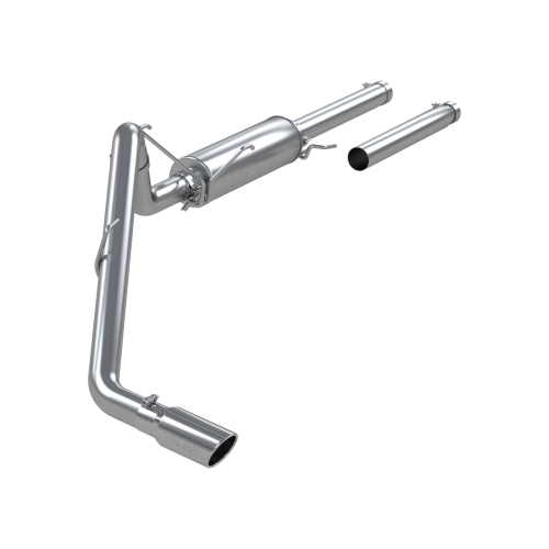 MBRP - MBRP Aluminized Steel 3" Cat Back Single Side for 2004-2005 Dodge Ram 1500 4.7L/ 5.7L HEMI RC/QC-SB