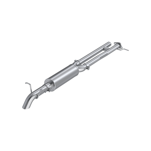 MBRP - MBRP Aluminized Steel, 2.5" Cat-Back, 3" Single Rear Turn Down for 2024-2026 Ford Ranger, 2.7L