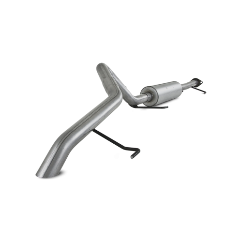 MBRP - MBRP T409 Stainless Steel with NO TIPS 2.5" Cat Back Single Rear for 2007-2014 Toyota FJ 4.0L V6