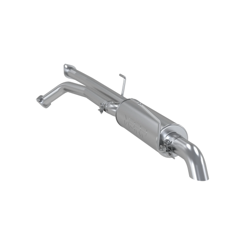 MBRP - MBRP Aluminized Steel 2.5" Dual Cat-Back, 3" Turn Down for 2007-2008 Toyota Tundra 4.7L/ 5.7L, RC-8ft Bed/ EC-6.5ft Bed. & CC