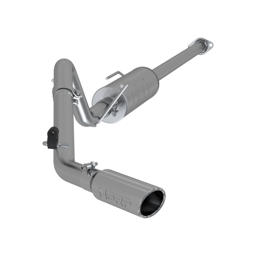 MBRP - MBRP T409 Stainless Steel 2.5" Cat Back Single Exit for 2005-2015 Toyota Toyota Tacoma 4.0L, EC/CC