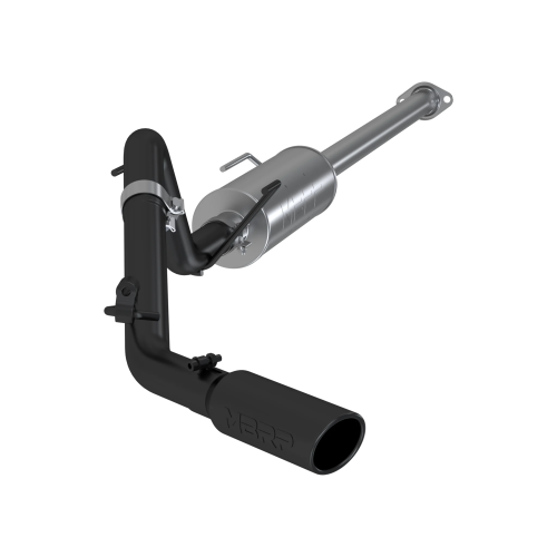 MBRP - MBRP Black-Coated Aluminized Steel 2.5" Cat Back Single Exit for 2005-2015 Toyota Toyota Tacoma 4.0L, EC/CC