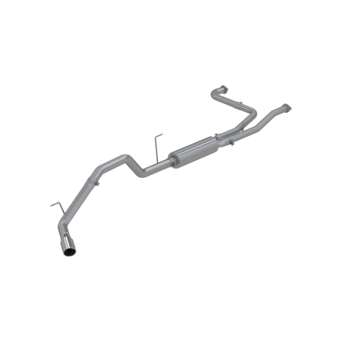 MBRP - MBRP T409 Stainless Steel 3" Cat Back Single Side for 2004-2015 Nissan Titan 5.6L, EC/CC - excludes 159.4" long wheelbase