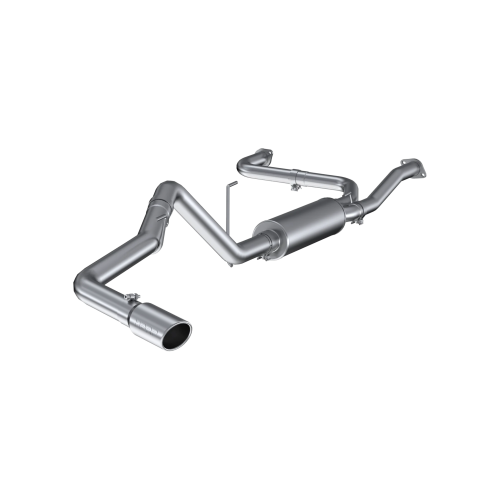 MBRP - MBRP Aluminized Steel 3" Cat Back Single Side for 2005-2019 Nissan Frontier 4.0L V6 EC/CC-SB