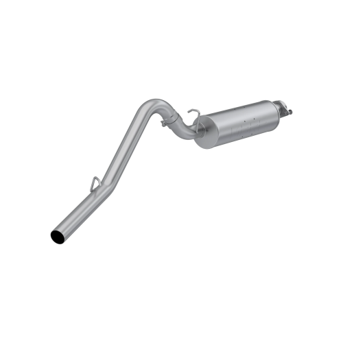 MBRP - MBRP Aluminized Steel 2.5" Cat-Back, Single Side for 2000-2006 Jeep Wrangler/ Rubicon (TJ) Inline-4 2.5L, Inline-6 4.0L