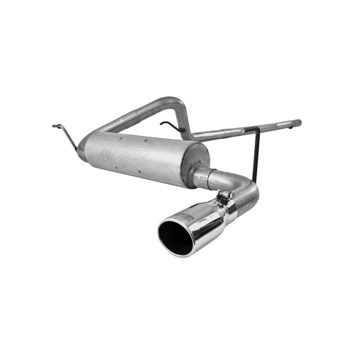 MBRP - MBRP Aluminized Steel 2.5" Cat Back Single Side for 2007-2011 Jeep Wrangler (JK), 4dr/2dr 3.8L V6