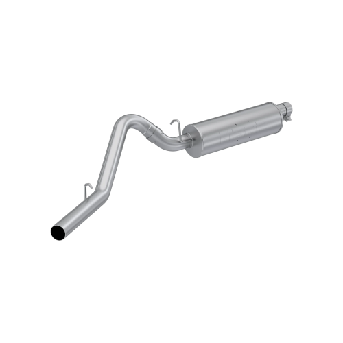 MBRP - MBRP Aluminized Steel 2.5" Cat-Back, Single Side for 1997-1999 Jeep Wrangler (TJ) Inline-4 2.5L, Inline-6 4.0L