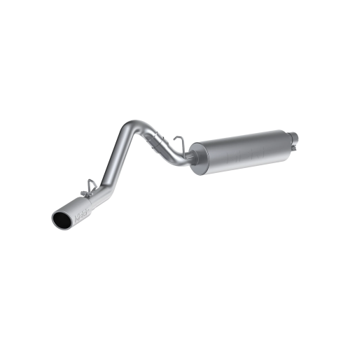 MBRP - MBRP Aluminized Steel 2.5" Cat Back Single Side for 1997-1999 Jeep Wrangler (TJ) Inline-4 2.5L, Inline-6 4.0L