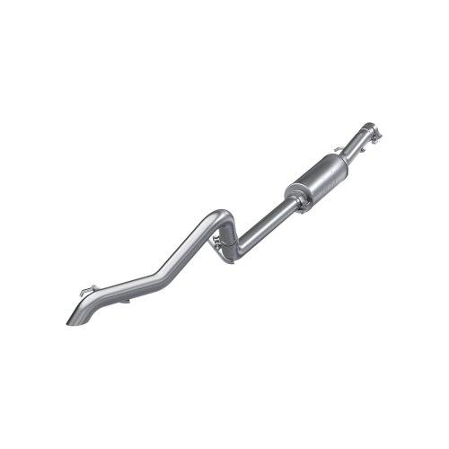 MBRP - MBRP T409 Stainless Steel 2.5" Cat Back Off-Road Tail Pipe, Single Rear Exit for 2012-2018 Jeep Wrangler/Rubicon (JK) 3.6L V6 2dr/4dr