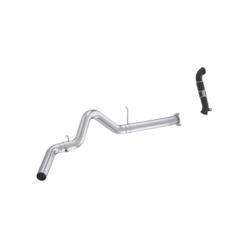 MBRP - MBRP Aluminized Steel 4" Filter Back Single Side Exit - No Muffler - with Carb-Approved Downpipe EO# D-763-2 for 2007-2010 Chevrolet/GMC Silverado/ Sierra 2500/3500 6.6L Duramax