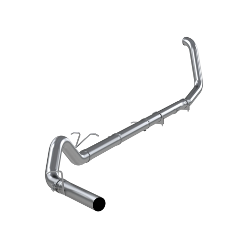 MBRP - MBRP T409 Stainless Steel 4" Turbo Back Single Exit - No Muffler for 1999-2003 Ford F-250/350 7.3L