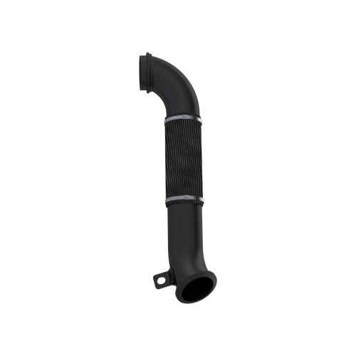 MBRP - MBRP Black-Coated Aluminized Steel 3" Down Pipe for 2004-2010 Chevrolet/GMC 6.6L Duramax; Fits Mid to Late 2004 Models
