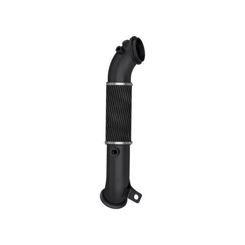 MBRP - MBRP Black-Coated Aluminized Steel 3" Turbo Down Pipe for 2011-2015 Chevrolet/GMC Duramax 2500/3500 - GM8427