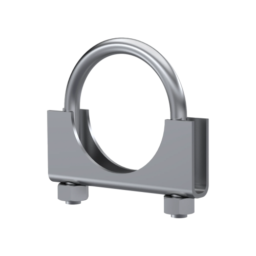 MBRP - MBRP 2.5" Saddle Clamp, Universal, Mild Steel