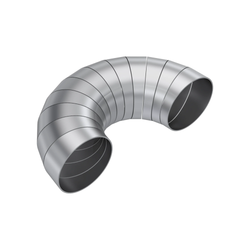 MBRP - MBRP T304 Stainless steel, 3" diameter, 180 Degree, Pie Cut Kit (Universal Fit)