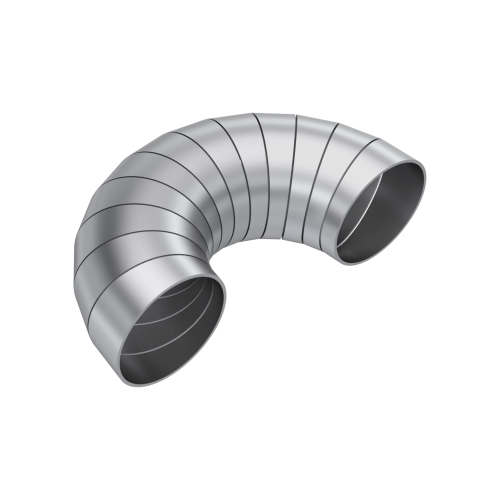MBRP - MBRP T304 Stainless steel, 2.25" diameter, 180 Degree, Pie Cut Kit (Universal Fit)