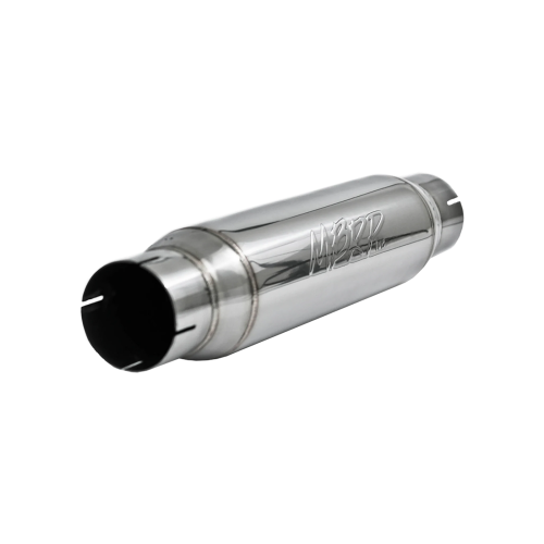 MBRP - MBRP T304 Stainless Steel Resonator; 3" Inlet/Outlet; 16" Body; 4” OD; 20" Overall Length (Universal Fit)