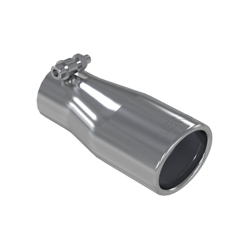 MBRP - MBRP T304 Stainless Steel Tip; 3.75" OD Oval 2.5" inlet 7" length (Universal Fit)