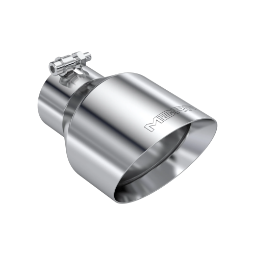 MBRP - MBRP T304 Stainless Steel Tip, 3" ID, 5" OD Out, 8" Length, Angle Cut, Dual Wall (Universal Fit)