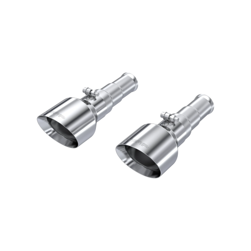 MBRP - MBRP T304 Stainless Steel Tips, 5" OD Dual Wall Angle Cut, Sold in Pairs for 2019-2024 Ram 1500 5.7L Hemi