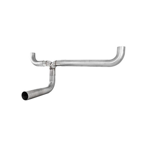 MBRP - MBRP Aluminized Steel Full Size Pickup Beds T-Pipe Kit Smokers. (Universal Fit)