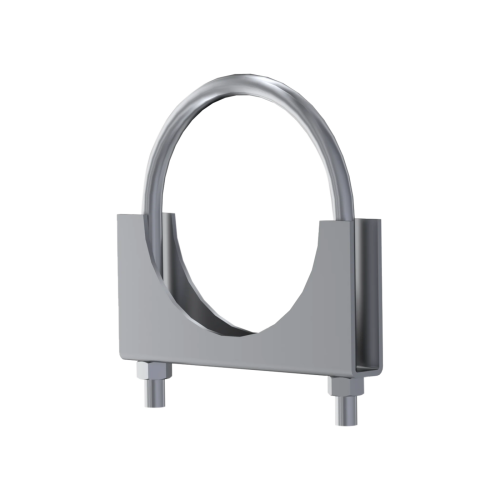MBRP - MBRP 4" Saddle Clamp - Mild Steel (Universal Fit)