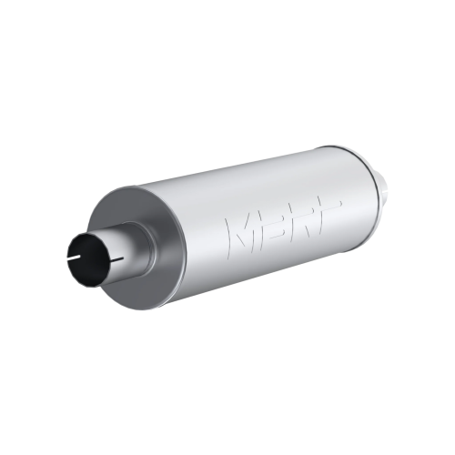 MBRP - MBRP 2.5" ID inlet/outlet, 26" Single Chambered Muffler, T409, Universal
