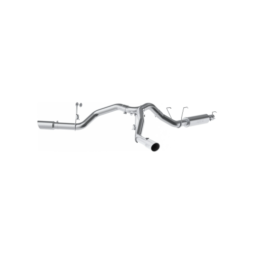 MBRP - MBRP T409 Stainless Steel 4" Cat Back Dual Split Side Exit for 2014-2026 RAM 2500 6.4L