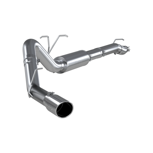 MBRP - MBRP T409 Stainless Steel 4" Resonator Back Single Side Exit for 2011-2016 Ford F-250/350/450 6.2L V8 Super/Crew Cab