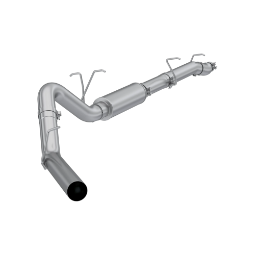 MBRP - MBRP 4" Resonator Back Exhaust for Ford (2011-16) F-250/350/450 6.2L V8 Super/Crew Cab, Single Side Exit, Aluminized