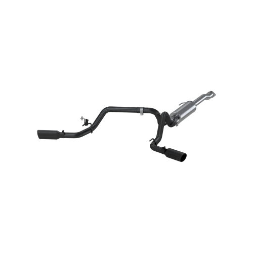 MBRP - MBRP Black-Coated Aluminized Steel 3" Cat Back Dual Split Side for 2016-2023 Toyota Tacoma 3.5L