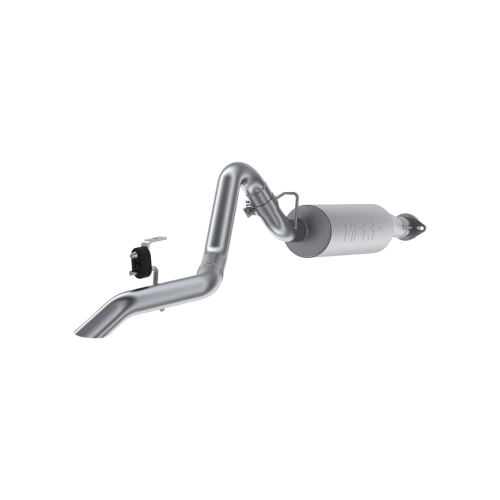 MBRP - MBRP Aluminized Steel 2.5" Cat Back Single for 2004-2006 Jeep Wrangler (TJ) Unlimited, 4.0L I-6