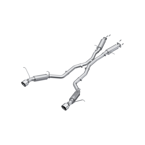 MBRP - MBRP Aluminized Steel, 3" Cat-Back, Dual Rear Exit for 2012-2021 Jeep Grand Cherokee (WK2), 6.4L HEMI SRT8