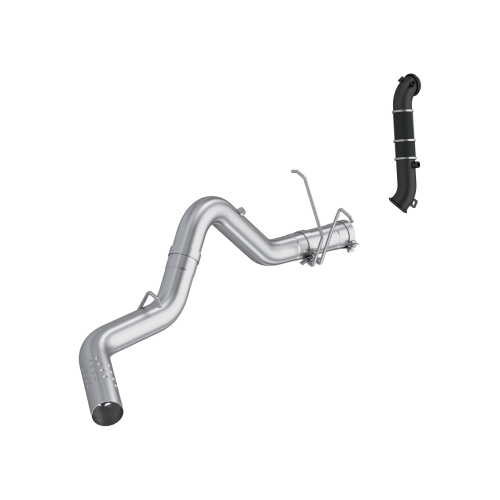 MBRP - MBRP Aluminized Steel 4" Filter Back Single Side Exit - No Muffler - with Carb-Approved Downpipe EO# D-763-2 for 2011-2015 Chevrolet/GMC Silverado/ Sierra 2500/3500 6.6L Duramax, EC/CC