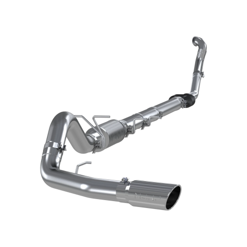 MBRP - MBRP T409 Stainless Steel 4" Turbo Back Single Side Exit (3" downpipe) for 1994-1997 Ford F-250/350 7.3L Powerstroke