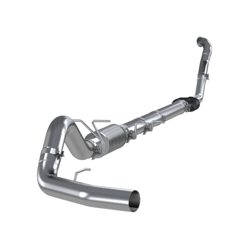 MBRP - MBRP Aluminized Steel 4" Turbo Back Single Side Exit (3" Down Pipe) for 1994-1997 Ford F-250/350 7.3L