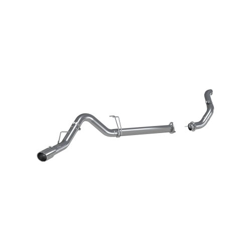 MBRP - MBRP Aluminized Steel 4" Filter Back Single Side Exit Down Pipe for 2011-2014 Ford F-250/350/450 6.7L