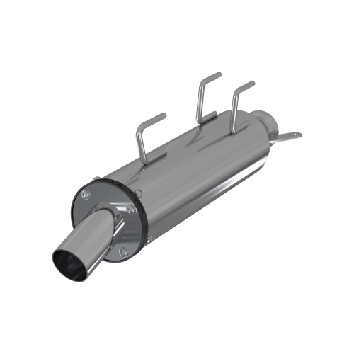 MBRP - MBRP 4" Slip-on Muffler Assembly for Polaris (2010) Ranger 500EFI
