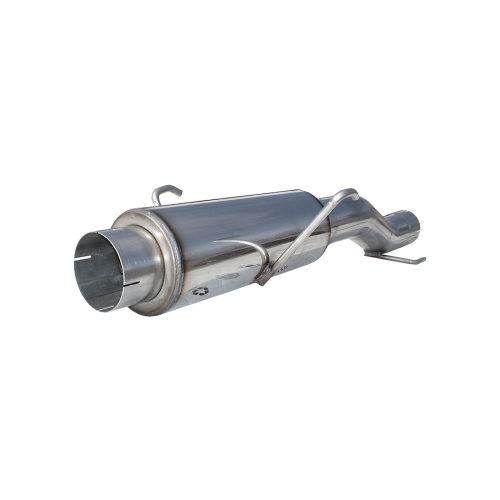 MBRP - MBRP T409 Stainless Steel High-Flow Muffler Assembly for 2004-2007 Dodge Ram, Cummins 600/610 (fits to stock only)