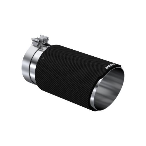 MBRP - MBRP Carbon Fiber Tip; 5" Inlet, 6" OD, 12" Length, Dual Wall, Angle Cut (Universal Fit)