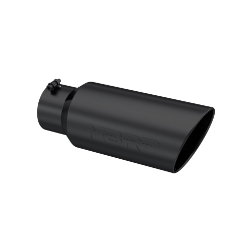 MBRP - MBRP Black Coated Tip; 7" OD; Rolled End; 5" ID; 18" length (Universal Fit)