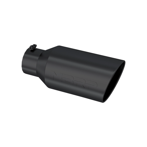 MBRP - MBRP Black Coated Tip; 8" OD; Rolled end; 5" ID; 18" length (Universal Fit)