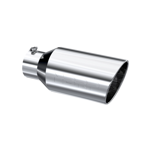 MBRP - MBRP T304 Stainless Steel Tip; 8" OD; Rolled End; 5" ID; 18" length (Universal Fit)