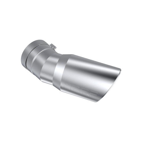 MBRP - MBRP T304 Stainless Steel Tip; 6" OD; Angled Rolled End; 5" inlet; 15.5" length ; 30˚ bend for 2015-2025 Chevrolet/GMC 2500/ 3500 Duramax